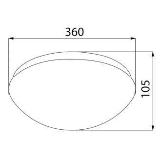 Nástěnné/stropní led svítidlo 18w/4000kML206