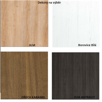 Obložková zárubeň Naturel 60 cm pro tloušťku stěny 14-16 cm jilm levá O4J60L