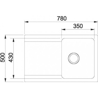Dřez Franke OID 611-78 bílá 114.0288.585