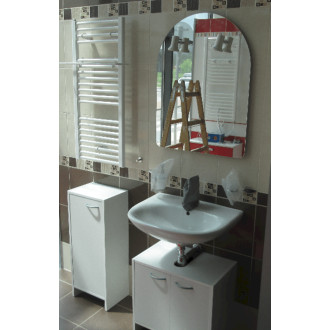 Koupelnová skříňka nízká Multi Praxis 33,5x25,5 cm bílá PAOLA35LP