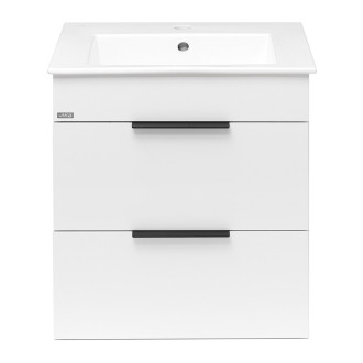 Koupelnová skříňka s umyvadlem Jika Plan 55x44,1x62,2 cm bílá H4536121763001