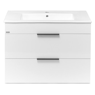 Koupelnová skříňka s umyvadlem Jika Plan 80x44,1x62,2 cm bílá H4537621763001