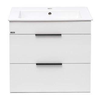 Koupelnová skříňka s umyvadlem Jika Plan 65x44,1x62,2 cm bílá H4536021763001