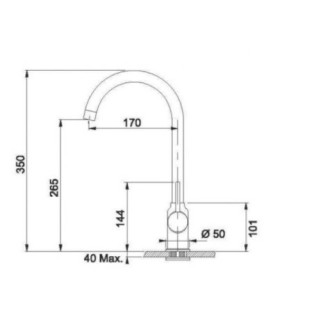 FRANKE baterie dřezová POLACR chrom