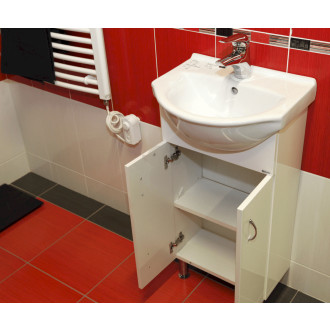 Koupelnová skříňka s umyvadlem Multi Pro 55,5x42,4 cm bílá PRO55NOVA