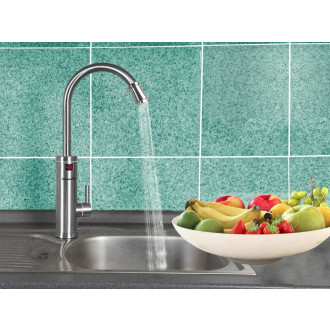 Dřezová baterie Homelife INOX DIGITAL s elektrickým ohřevem vody, nerez SDR-18DC-3H