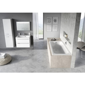 Koupelnová skříňka vysoká Ravak Chrome 39x150x29 cm bílá X000000542