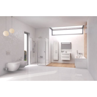 Koupelnová skříňka vysoká Ravak Chrome 39x150x29 cm bílá X000000542