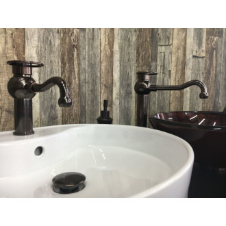 Umyvadlová baterie WF Industrial bez výpusti olejem gumovaný bronz SIKOBWFS271