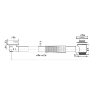 Vanový automat WF Industrial kulatý cm k vaně SIKOBWFSVA