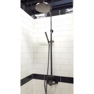 Sprchový systém WF Industrial s pákovou baterií olejem gumovaný bronz SIKOBWFSSS