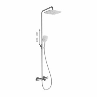 Sprchový systém Ravak Termo s termostatickou baterií chrom X070098