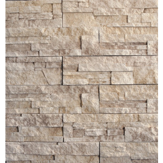 Obklad Vaspo kámen lámaný béžovohnědá 10,7x36 cm reliéfní V53004