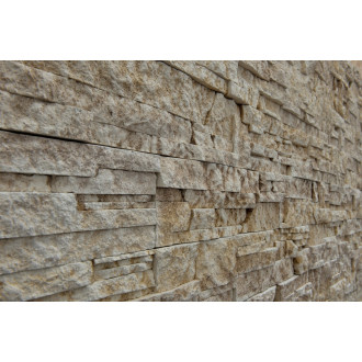 Obklad Vaspo kámen lámaný béžovohnědá 10,7x36 cm reliéfní V53004