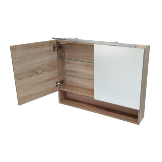 Zrcadlová skříňka Naturel Vario Dekor 90x68,6 cm lamino dub bardolino VARIOG90DB
