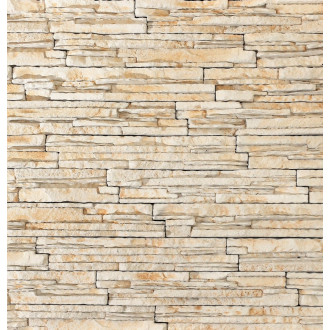 Obklad Vaspo kámen považan bílá 6,7x37,5 cm reliéfní V53203