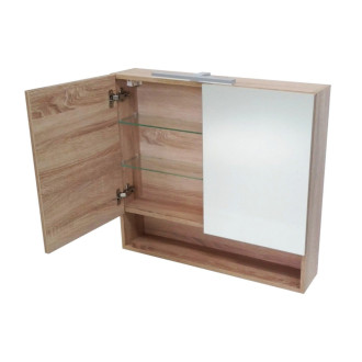 Zrcadlová skříňka Naturel Vario Dekor 75x68,6 cm lamino dub bardolino VARIOG75DB