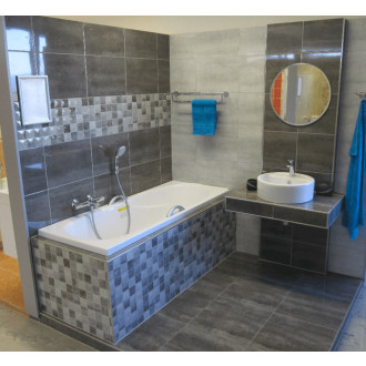 Zrcadlo s fazetou Naturel Opál 50x50 cm ZKU50F