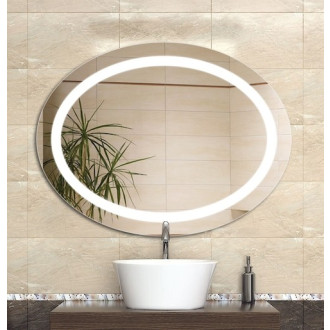 ILUXIT zrcadlo ovál, 85x65 LED, bez vyp. ZIL8565OVLEDBV