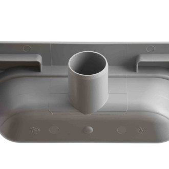 Sprchový žlab S-Line Multi 40 cm plast chrom lesk čtverečky ZLAB40