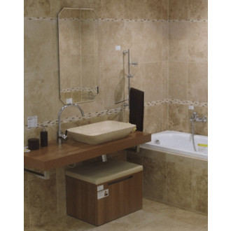 Zrcadlo s fazetou Amirro Diamant 50x90 cm 905-08F