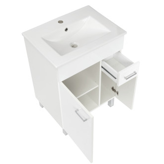 Koupelnová skříňka s umyvadlem Multi 60x46 cm bílá SPPONZA