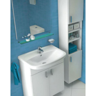 Koupelnová skříňka s umyvadlem Jika Lyra Plus 53x29,2x75 cm bílá H4519514323001
