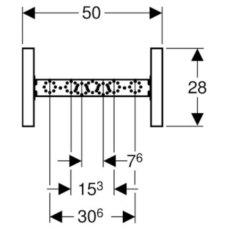 Modul do lehké stěny pro nástěnnou armaturu Geberit Duofix 111.770.00.1