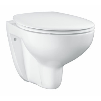 Wc s prkénkem softclose závěsné Grohe Bau Ceramic alpská bílá zadní odpad 39351000