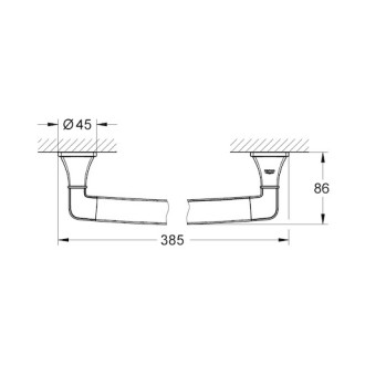 Madlo Grohe Grandera chrom G40633000