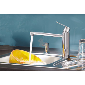 Dřezová baterie Grohe Eurosmart Cosmopolitan s otočným raménkem chrom 30193000