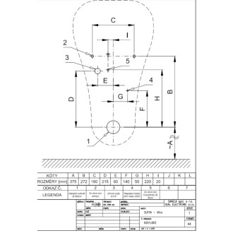 SANELA - VITRA SLP34RS pisoár s radarovým splachovačem