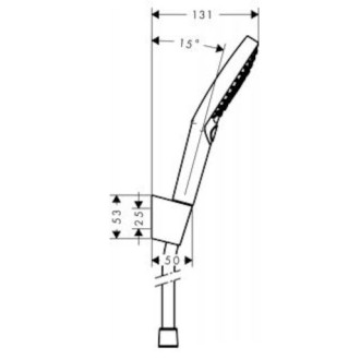 Vanový set Hansgrohe Raindance Select S chrom 26721000
