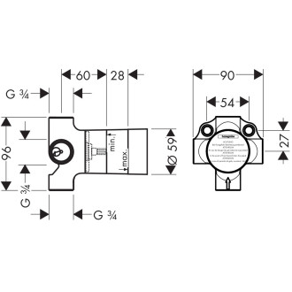 Ventil Hansgrohe 15930180