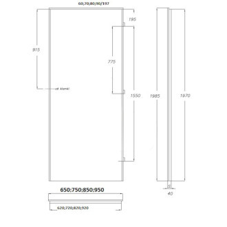 Interiérové dveře Naturel Deca pravé 70 cm jilm DECA20J70P