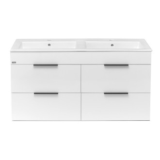 Koupelnová skříňka s umyvadlem Jika Plan 120x44,1x62,2 cm bílá H4536621763001