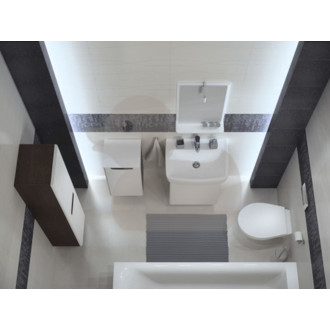 Nábytkové umyvadlo Kolo Rekord 60x45 cm otvor pro baterii uprostřed K91962000