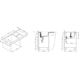 Dřez Alveus Formic 30 beton 4403081