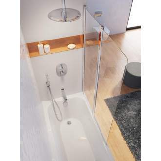 Vanová zástěna Ravak Chrome 150x100 cm Bright Alu 7QRA0C00Z1