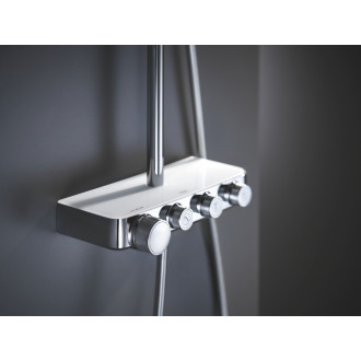 Sprchový systém Grohe Euphoria SmartControl System s termostatickou baterií Moon White, Yang White 26508LS0