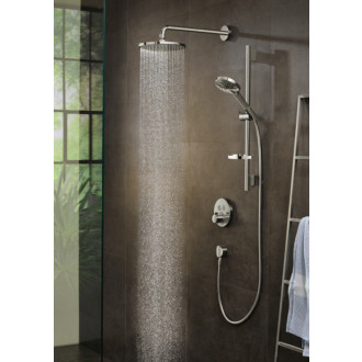 Hlavová sprcha Hansgrohe Raindance S na stěnu včetně sprchového ramena chrom 27607000