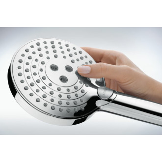 Sprchový systém Hansgrohe Raindance Select S na stěnu s termostatickou baterií chrom 27633000