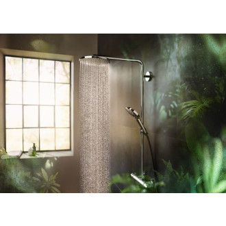 Sprchový systém Hansgrohe Raindance Select S na stěnu s termostatickou baterií chrom 27633000