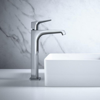 Vysoká umyvadlová baterie Hansgrohe Axor Citterio E s neuzavíratelným vtokem chrom 36113000