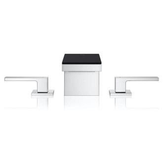 Umyvadlová baterie Hansgrohe Axor MyEdition s clic-clacem chrom/černé sklo 47050600