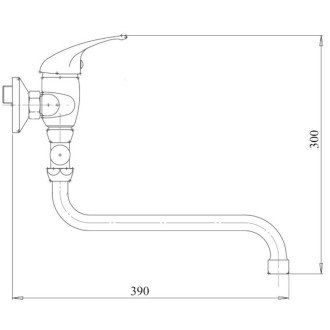 Vanová baterie Novaservis Metalia 55 bez sprchového setu 150 mm chrom 55071/1.0