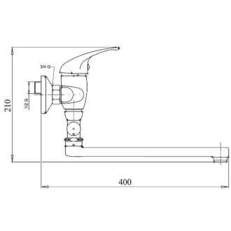 Vanová baterie Novaservis Metalia 55 bez sprchového setu 100 mm chrom 55073/1.0