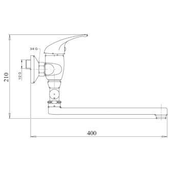 Vanová baterie Novaservis Metalia 55 se sprchovým setem 100 mm chrom 55073.0