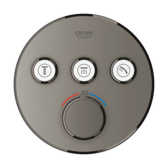 Termostat Grohe Smart Control s termostatickou baterií Brushed Hard Graphite 29121AL0