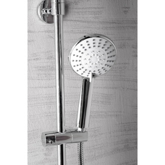 Sprchový systém Sapho Aqualine Liga s termostatickou baterií chrom SL533